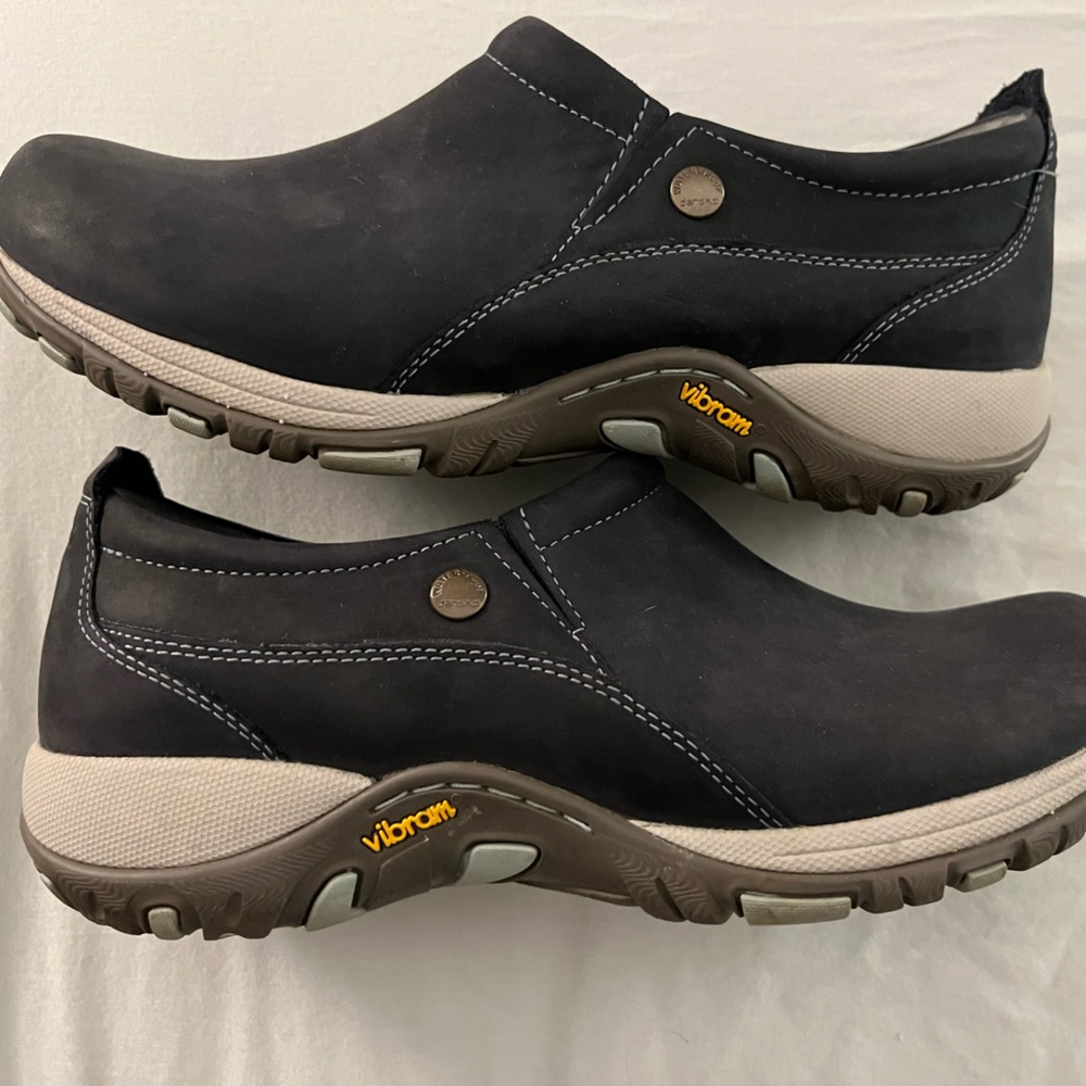 Dansko suede clog